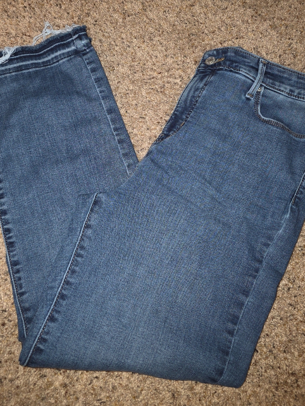 Women's Sz 8 Denizen Levis High Rise Ankle Straight Cropped Jeans Pants
